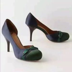 Anthropologie Lucky Penny Nella Pumps Satin 8